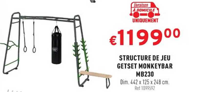 Structure De Jeu Getset Monkeybar MB230