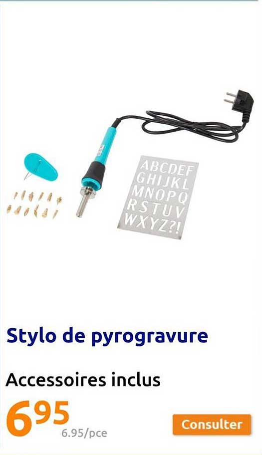 stylo de pyrogravure