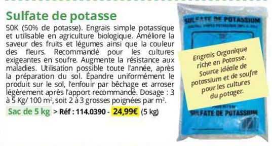 sulfate de potasse
