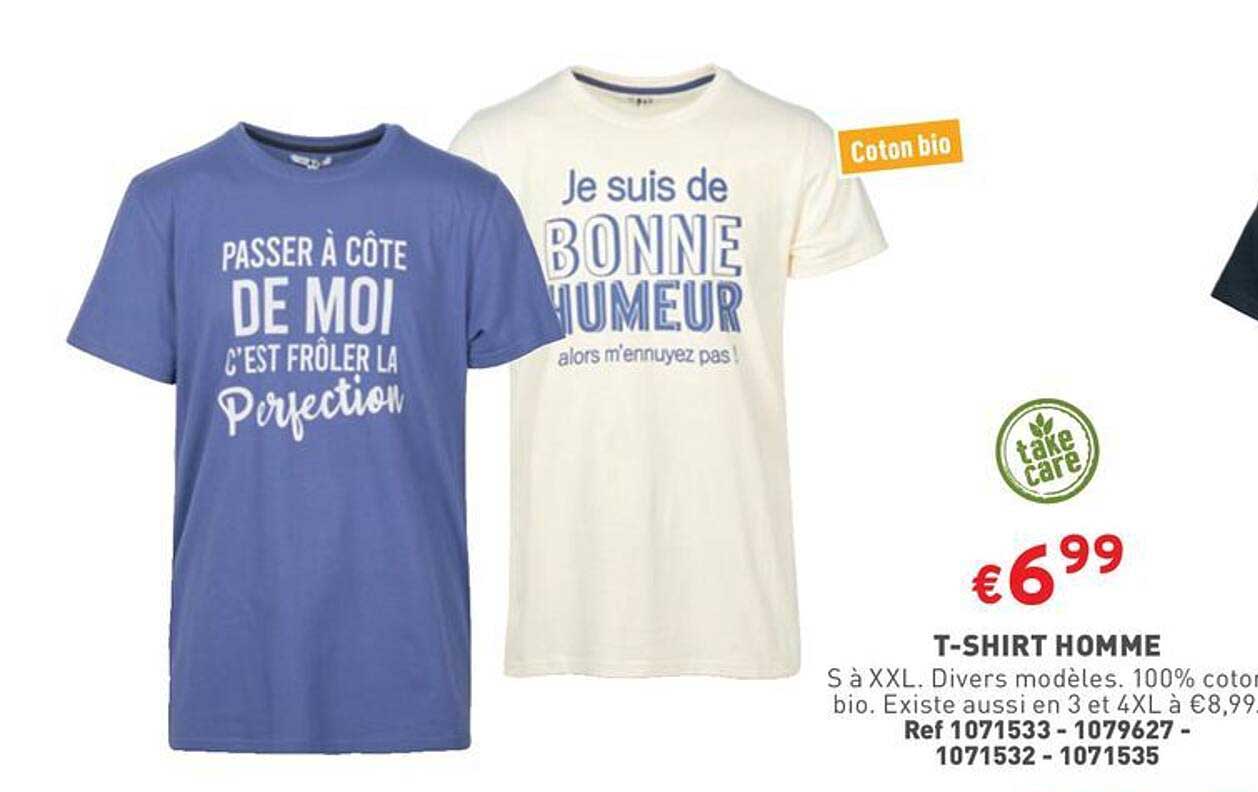 t-shirt  homme