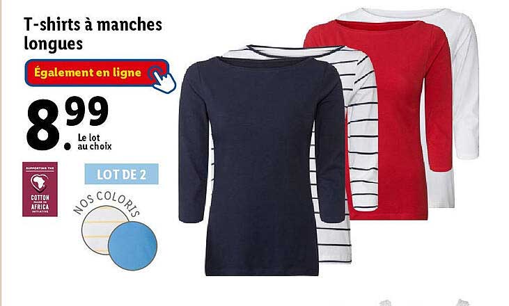 t-shirts à manches longues