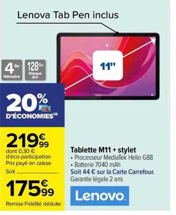 tablette m11 + stylet