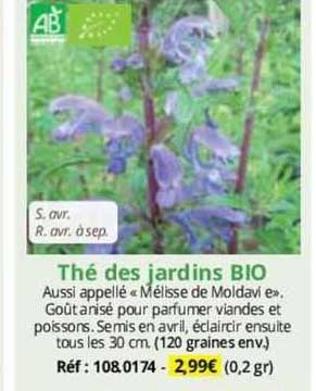 Thé Des Jardins Bio