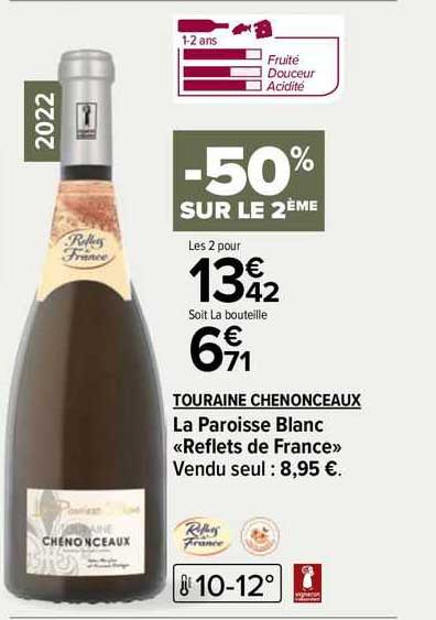 touraine chenonceaux la paroisse blanc «reflets de france»