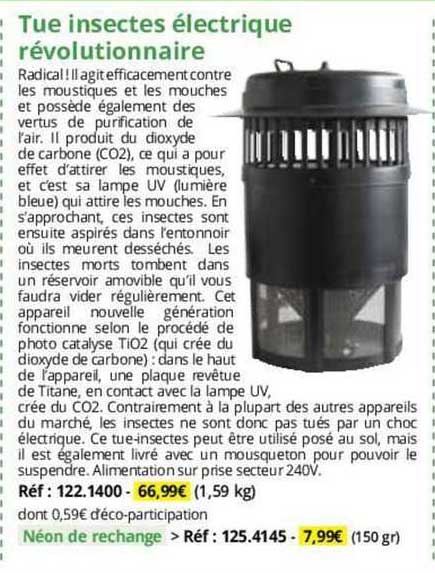 tue insectes électrique révolutionnaire