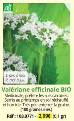 valériane officinale bio