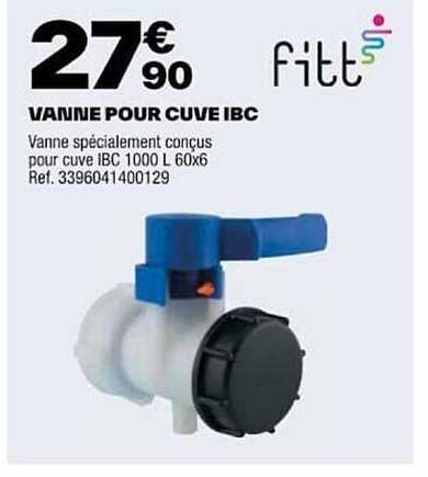 vanne pour cuve ibc