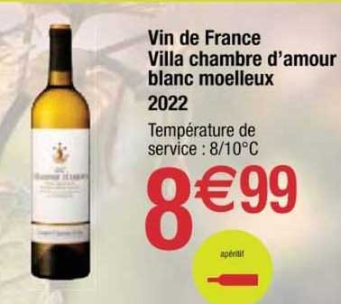 vin de france villa chambre d'amour blanc moelleux 2022