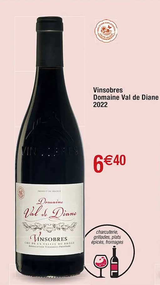 vinsobres domaine val de diane 2022