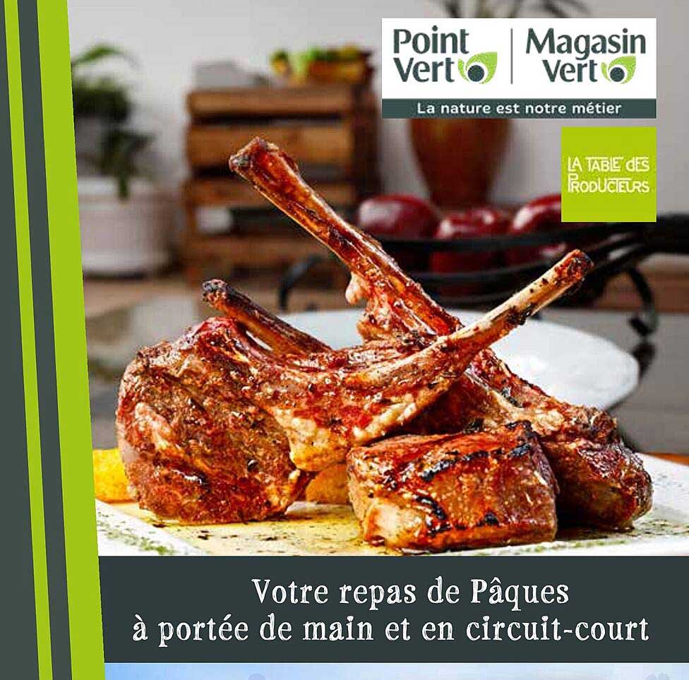 votre repas de pâques à portée de main et en circuit-court
