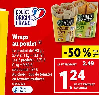 Wraps Au Poulet