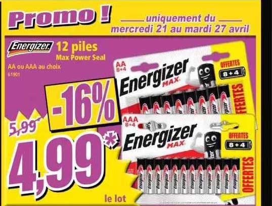 12 piles max power seal energizer