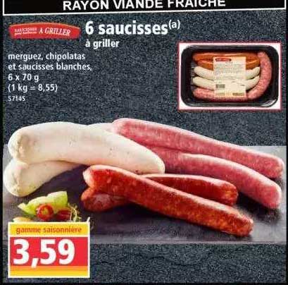 6 Saucisses