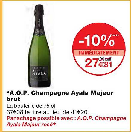 a.o.p. champagne ayala majeur brut
