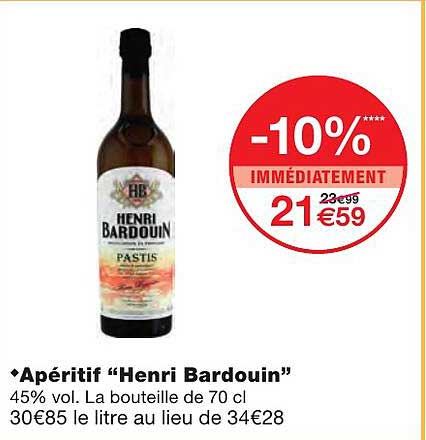 apéritif "henri bardouin"