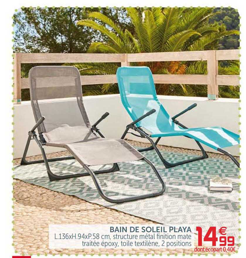bain de soleil playa