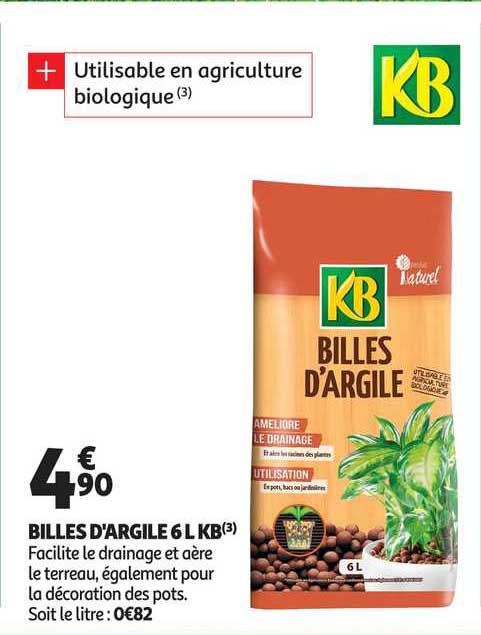 billes d'argile 6 l kb