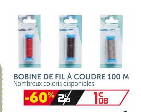 bobine de fil à coudre 100 m
