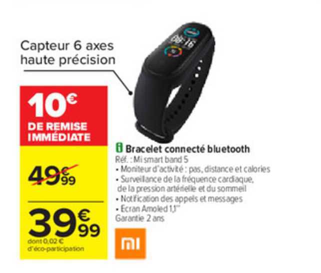 Bracelet Connecté Bluetooth Xiaomi