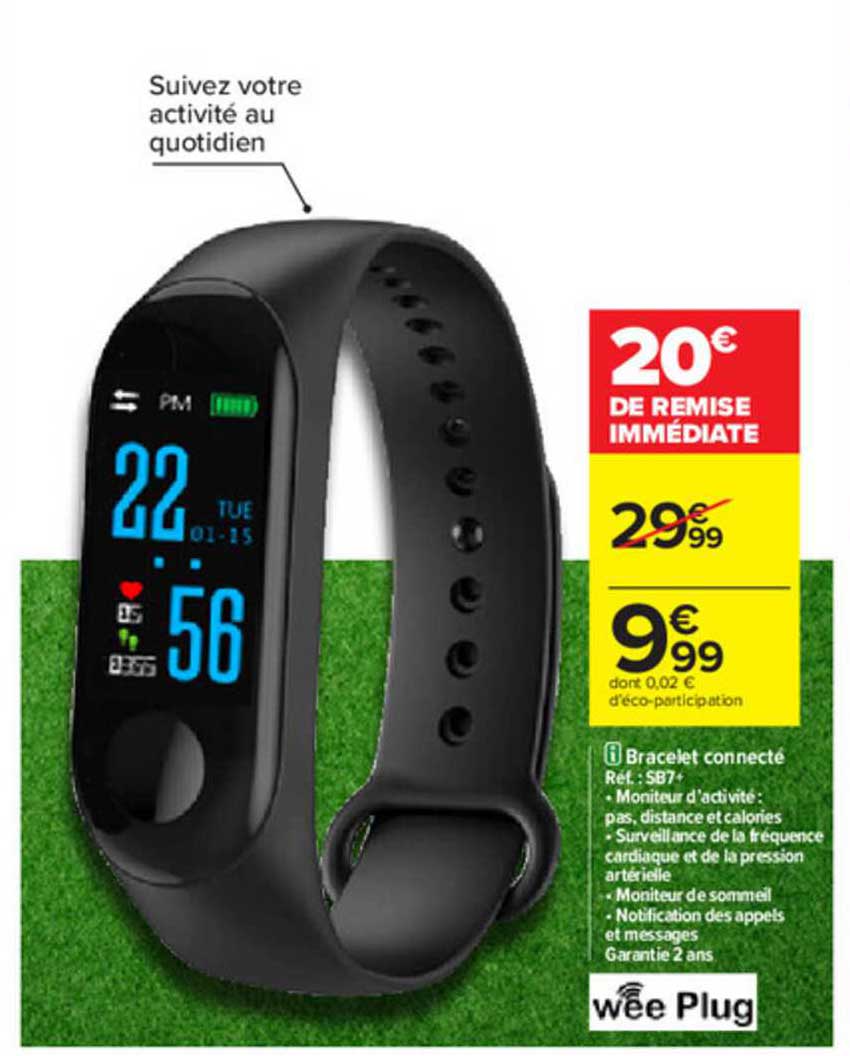 bracelet connecté wee plug