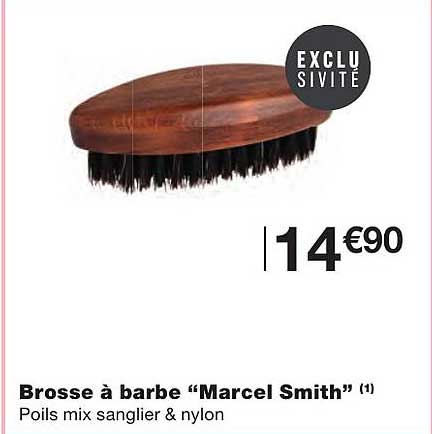 brosse à barbe "marcel smith"