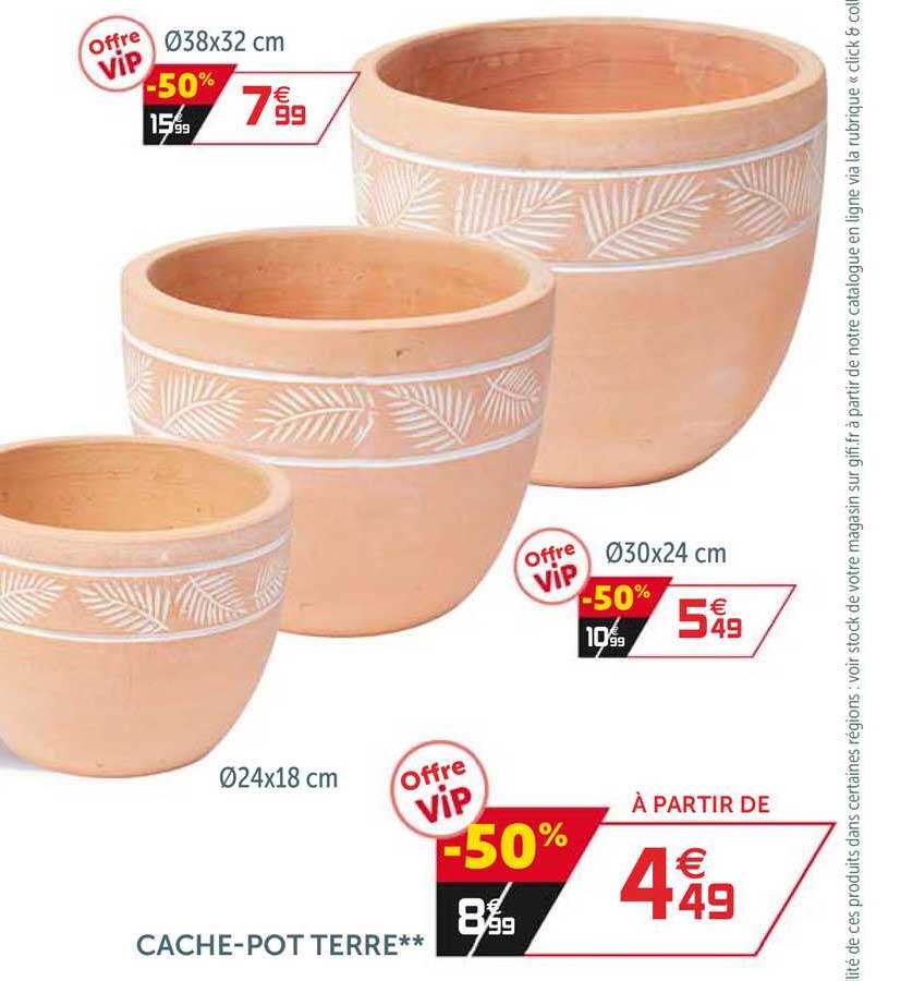 cache-pot terre