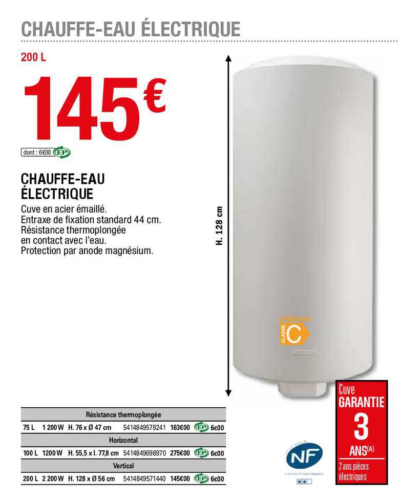 Chauffe-eau électrique