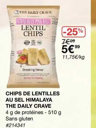 Chips De Lentilles Au Sel Himalaya The Daily Crave