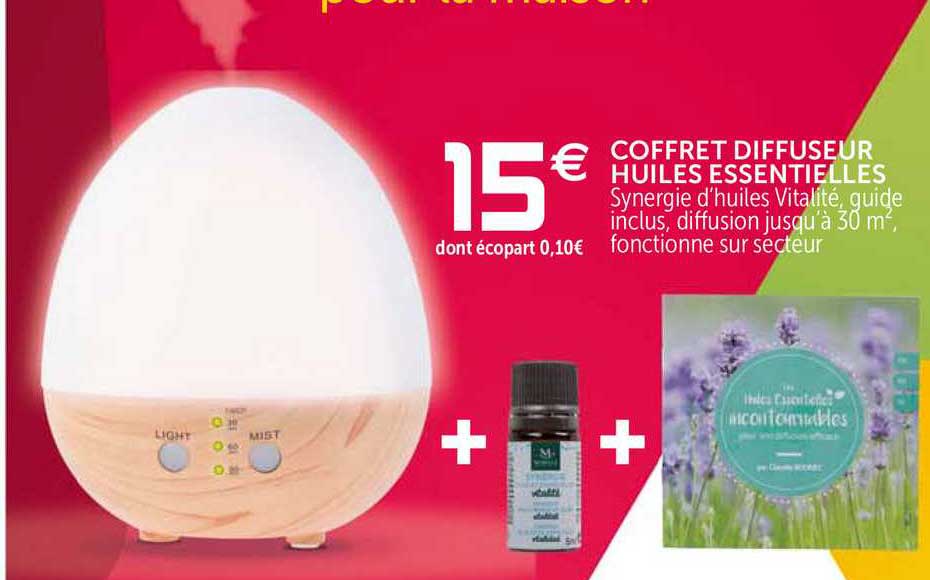 coffret diffuseur huiles essentielles