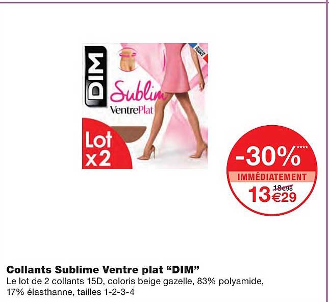 collants sublime ventre plat "dim"