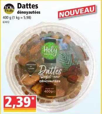 dattes dénoyautées holy fruits