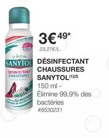 Désinfectant Chaussures Sanytol