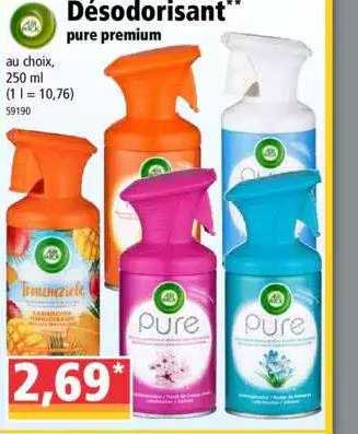 désodorisant pure premium air wick