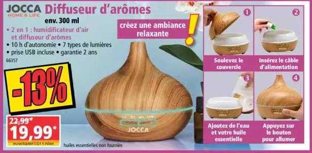 diffuseur d'arômes jocca