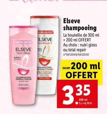Elsève Shampooing
