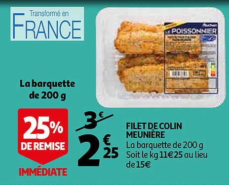Filet De Colin Meunière