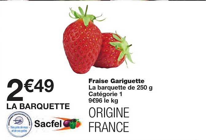 Fraise Gariguette