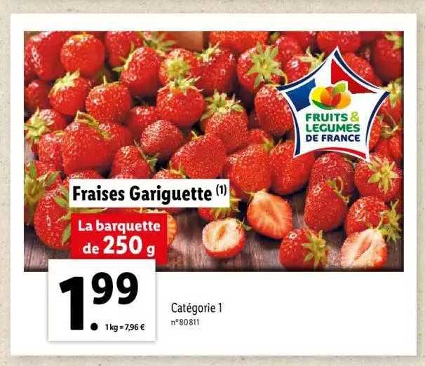 fraises gariguette