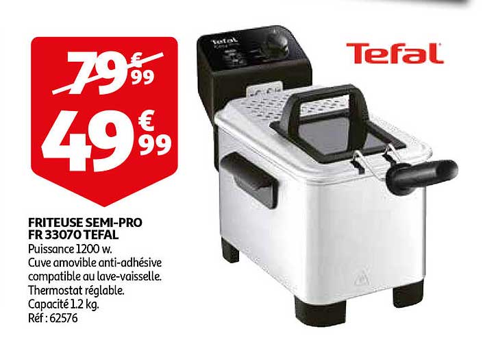 friteuse semi-pro fr 33070 tefal