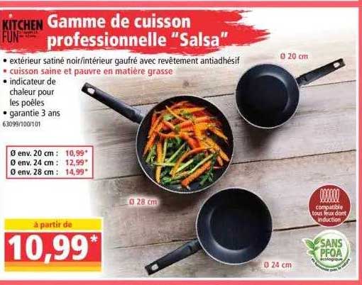 Gamme De Cuisson Professionnelle "salsa"