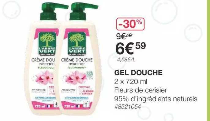 gel douche l'arbre vert