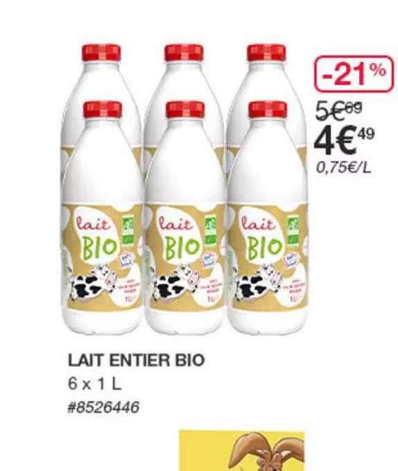 Lait Entier Bio