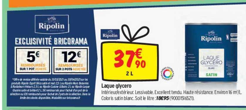 laque glycero ripolin