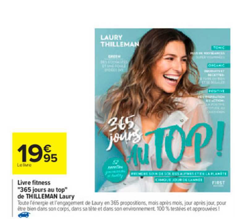 livre fitness "365 jours au top" de thilleman laury