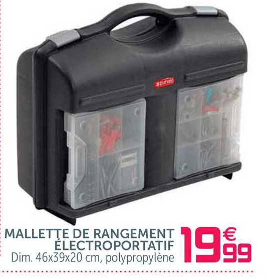 mallette de rangement électroportatif
