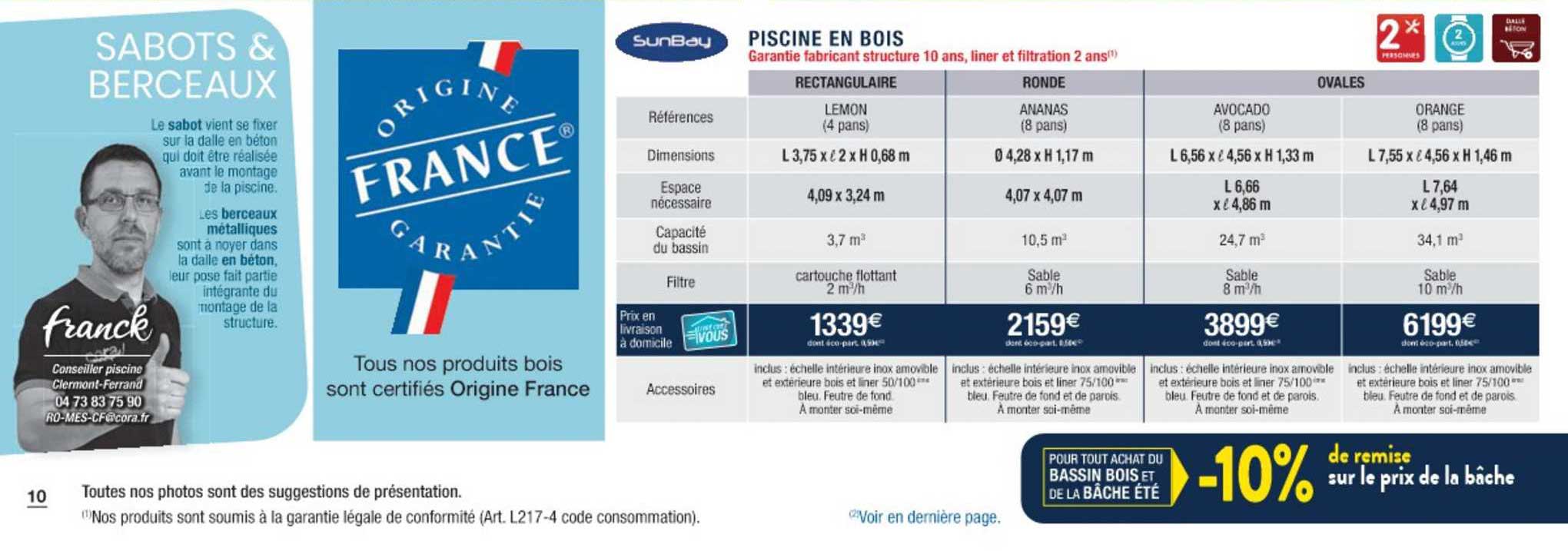 Piscine En Bois Sunbay