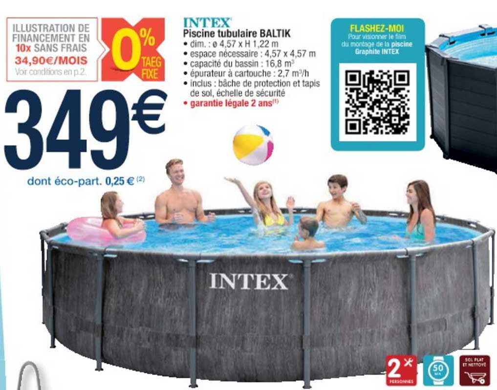 piscine tubulaire baltik intex
