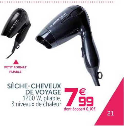 sèche-cheveux de voyage