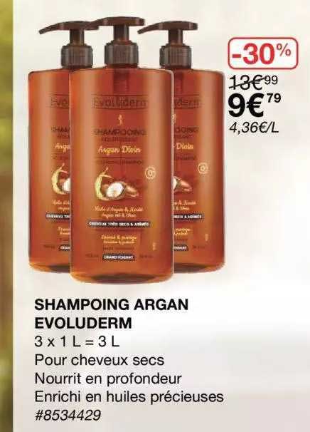 Shampoing Argan Evoluderm