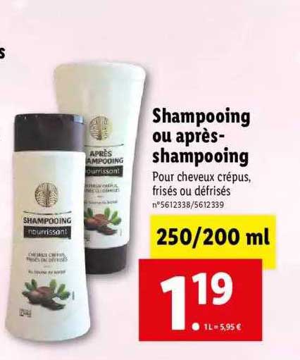 shampooing ou après-shampooing